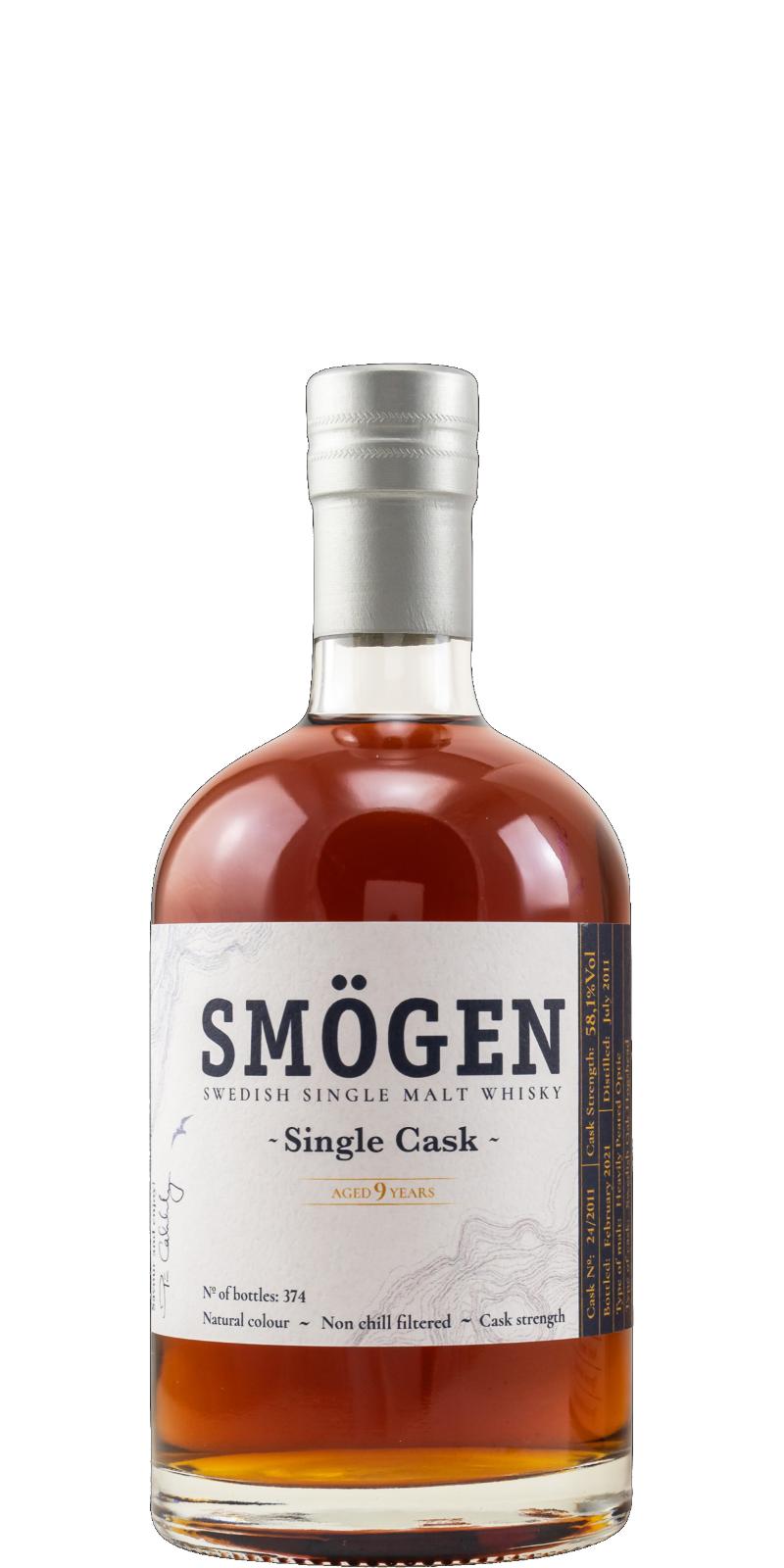 Smogen Single Cask 4yo 7/2011