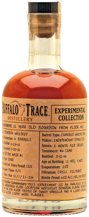 Buffalo Trace Experimental Collection 12yo floor #5 (rye, 2014)