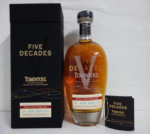 Tomintoul Five Decades, 50%