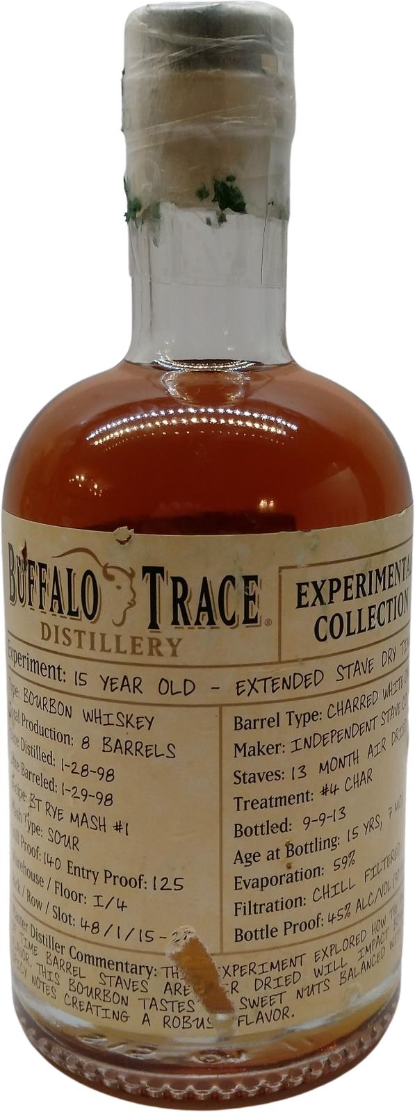 Buffalo Trace Experimental Collection 12yo floor #1 (wheat, 2015)