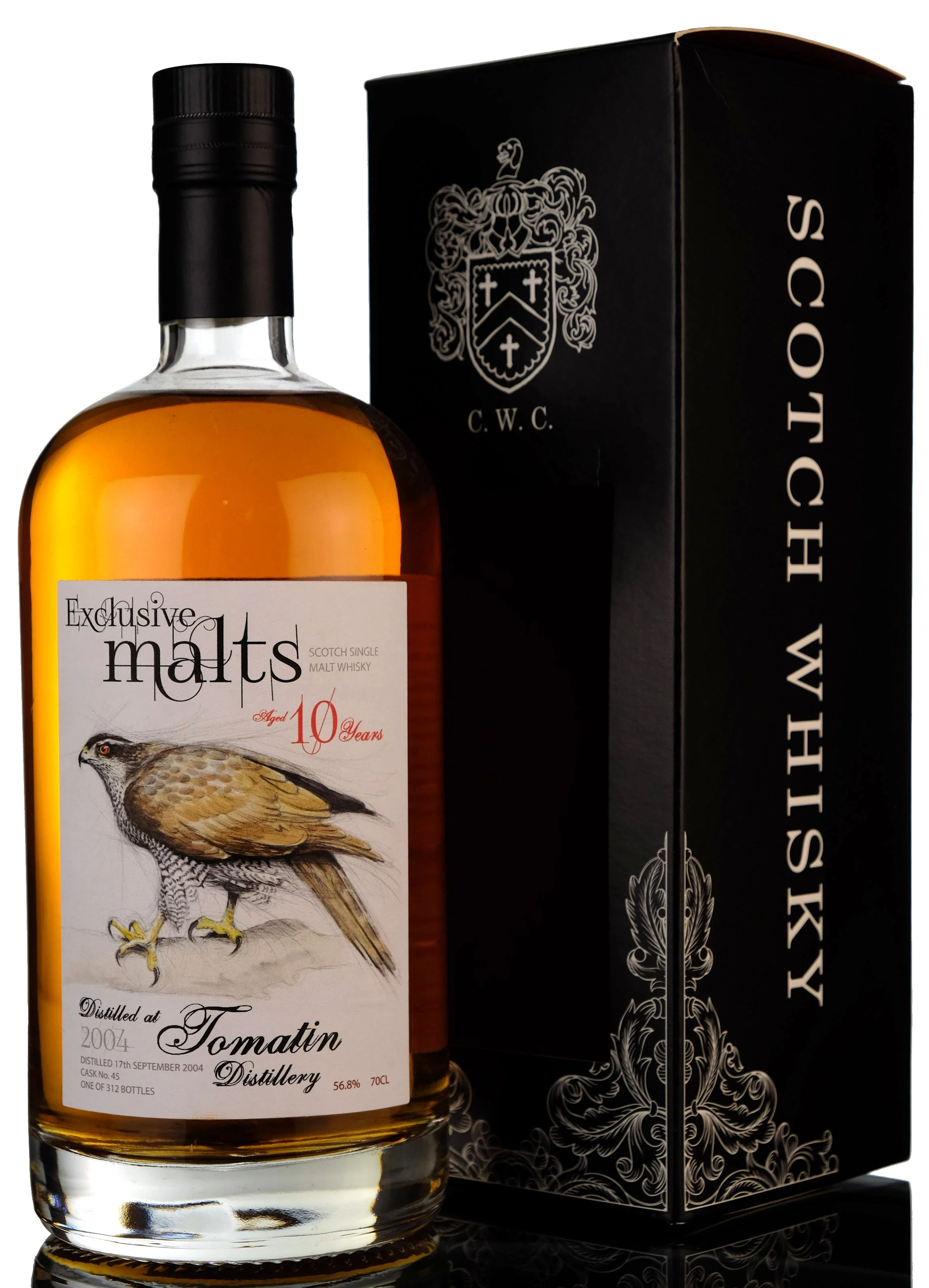 The Exclusive Malts (distilled at Tomatin) 10 year old 2004 (cask #2645), 57.4%