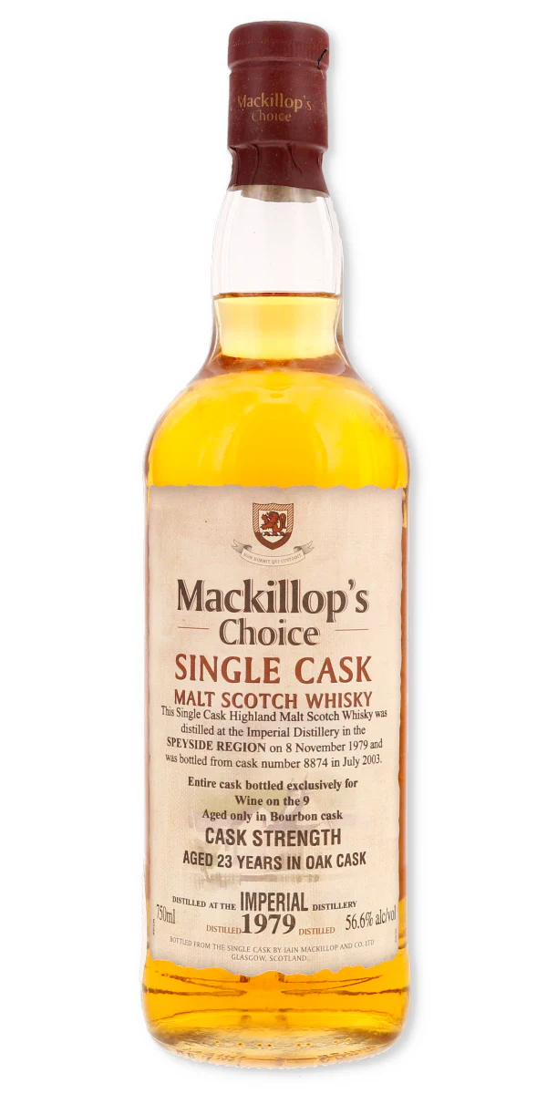 Mackillop's Choice (distilled at Imperial), 23 year old, 1979 vintage, 56.6%