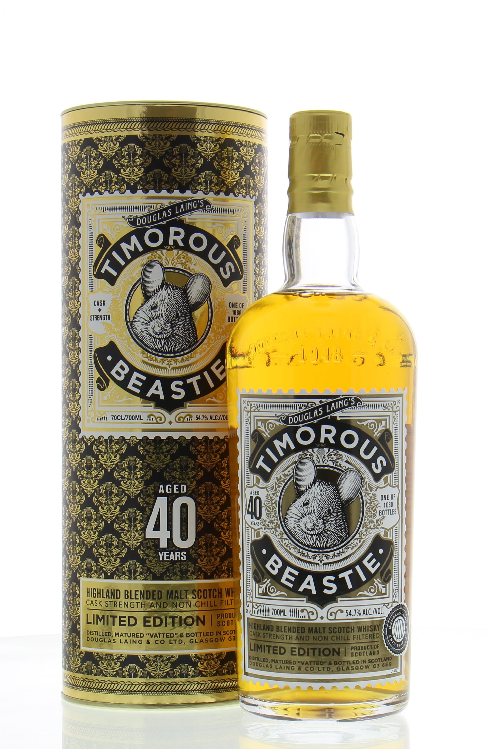 Timorous Beastie 40 year old, 54.7%