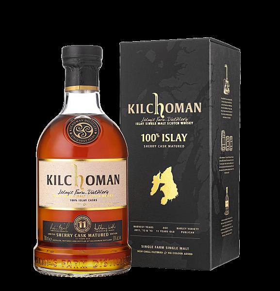 kilchoman 100 islay sherry cask 11 years old