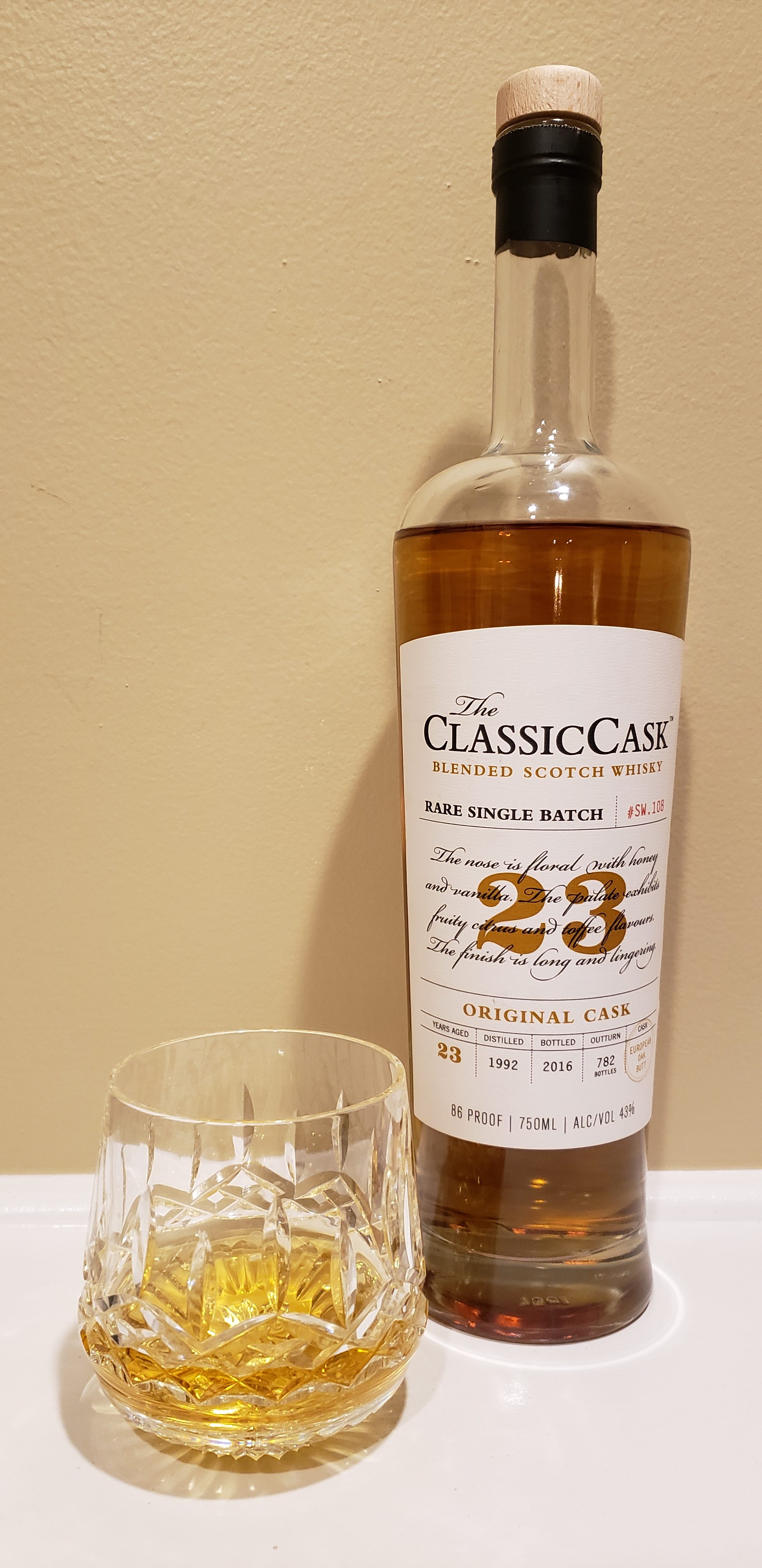 Classic Cask 23 year old Original Cask, 43%