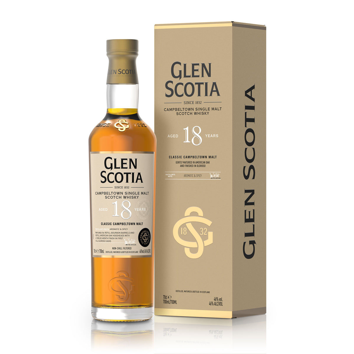 Glen Scotia 18 year old, 46%