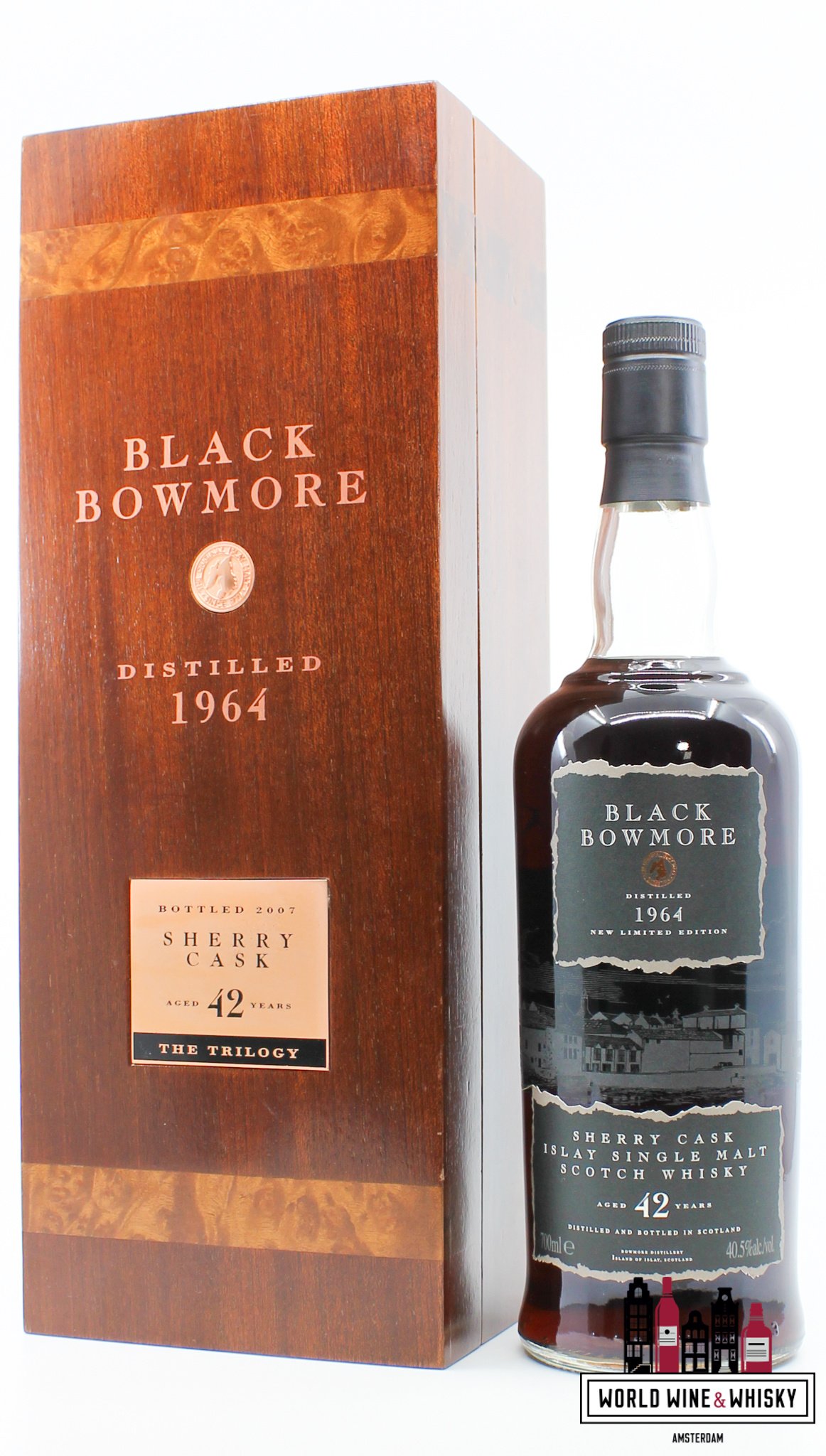 Black Bowmore 42 year old 1964 vintage, 40.5%