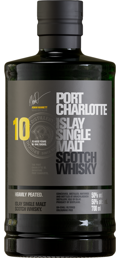  Port Charlotte 10 year old, 50%