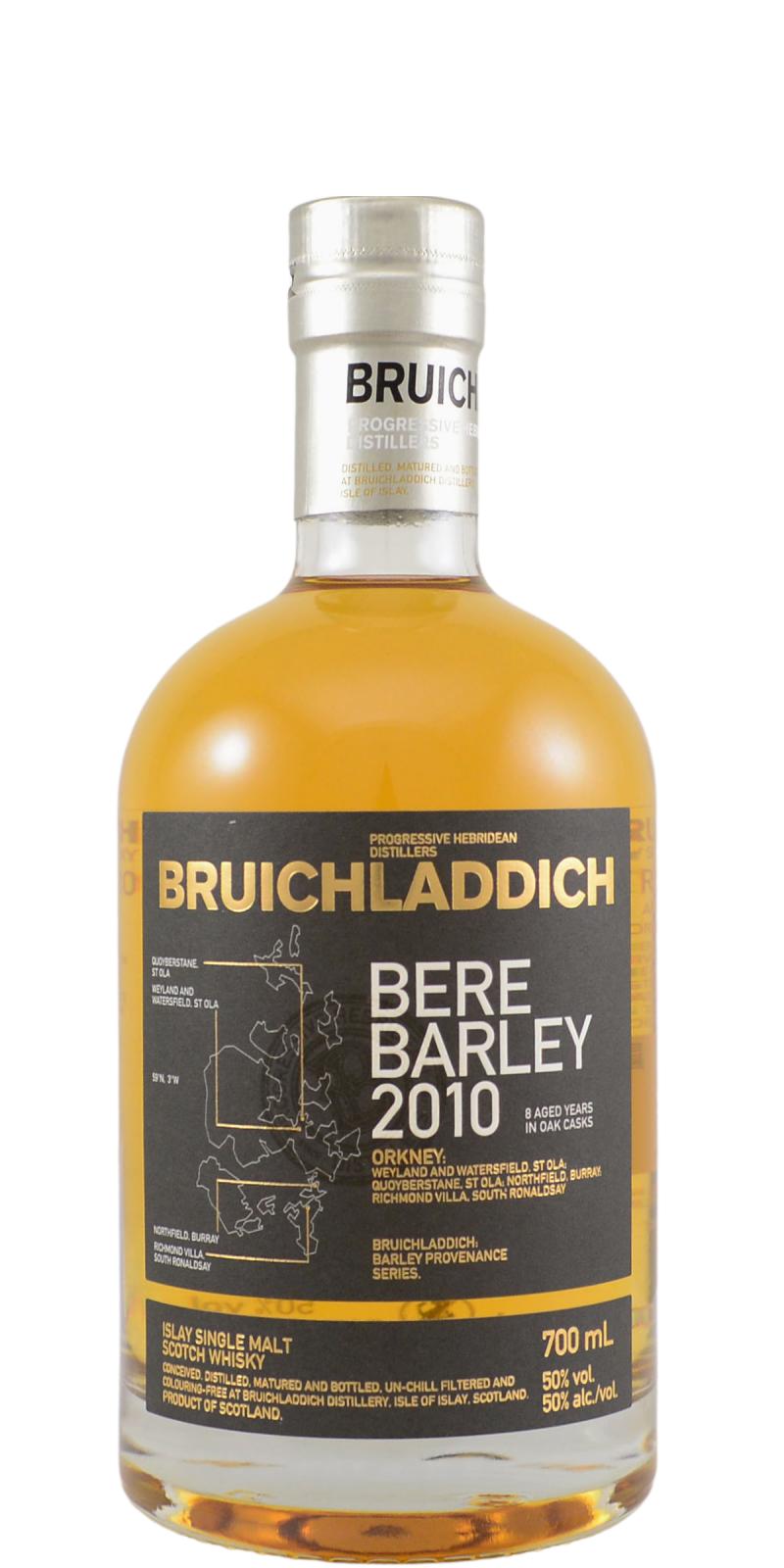 Bruichladdich Bere Barley 2010, 50%