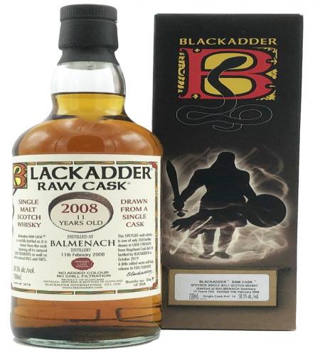 Blackadder 11 year old Raw Cask Balmenach 2008 Single Cask (Cask No. 14), 58.5%