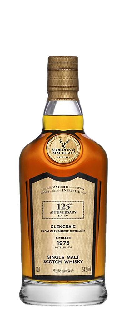 Gordon & MacPhail 125th Anniversary 1975 (Glencraig, Distilled at Glenburgie; Cask No. 9686), 54.2%