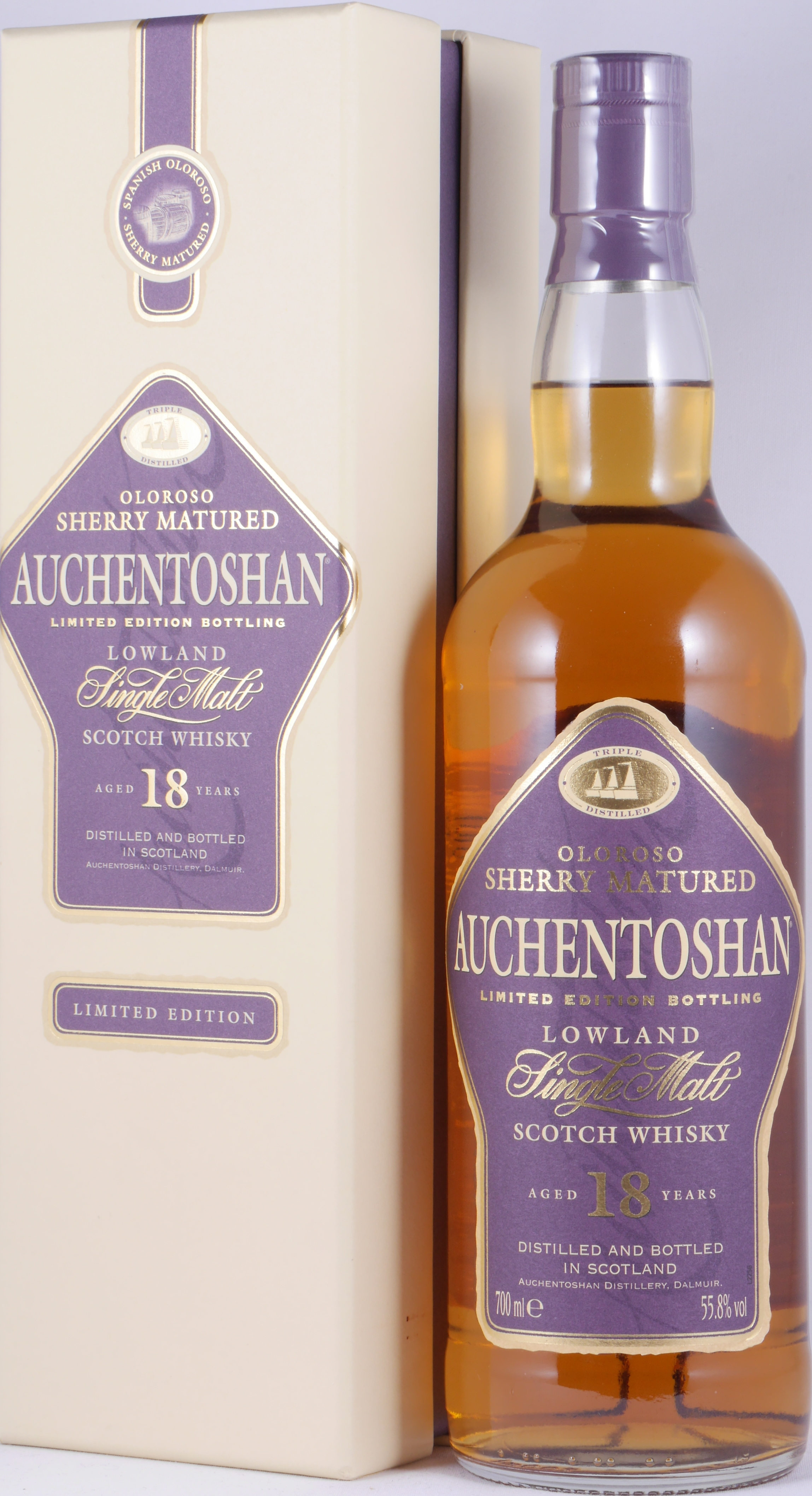 Auchentoshan 18 year old, 55.8%