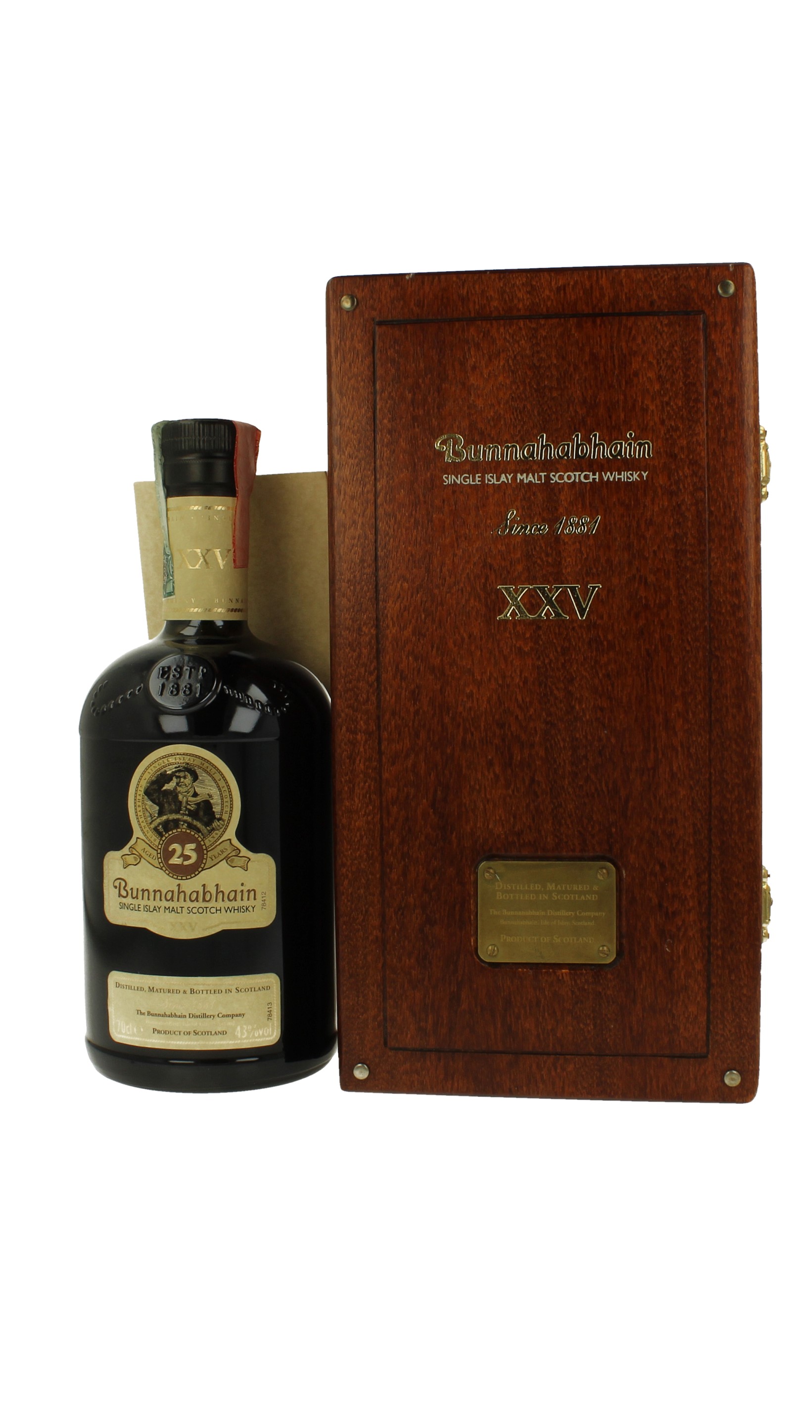 Bunnahabhain 25 year old, 43%