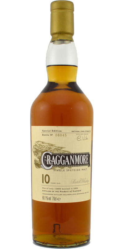 Cragganmore 10 year old, 60.1%