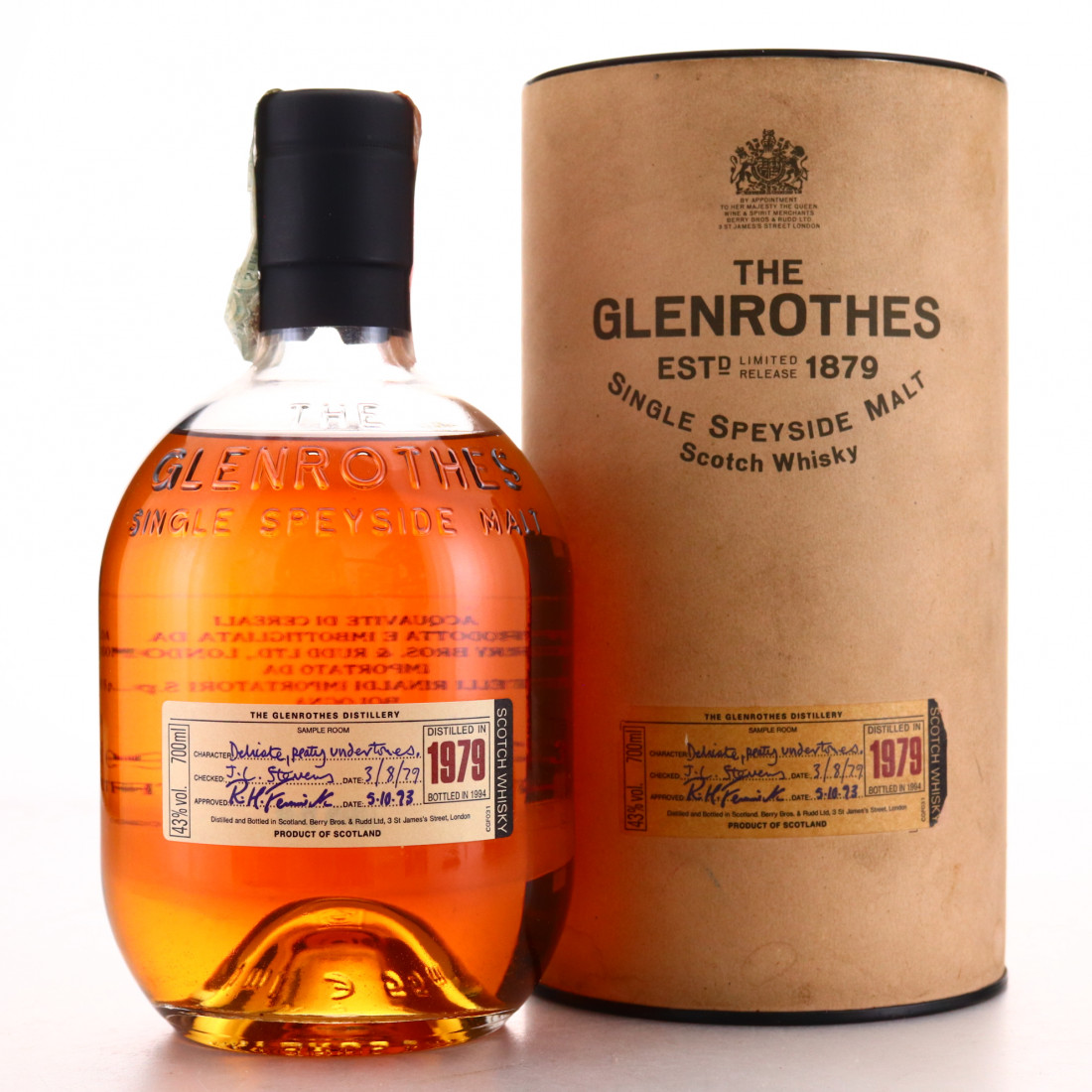 The Glenrothes, 1979 Vintage, 43%