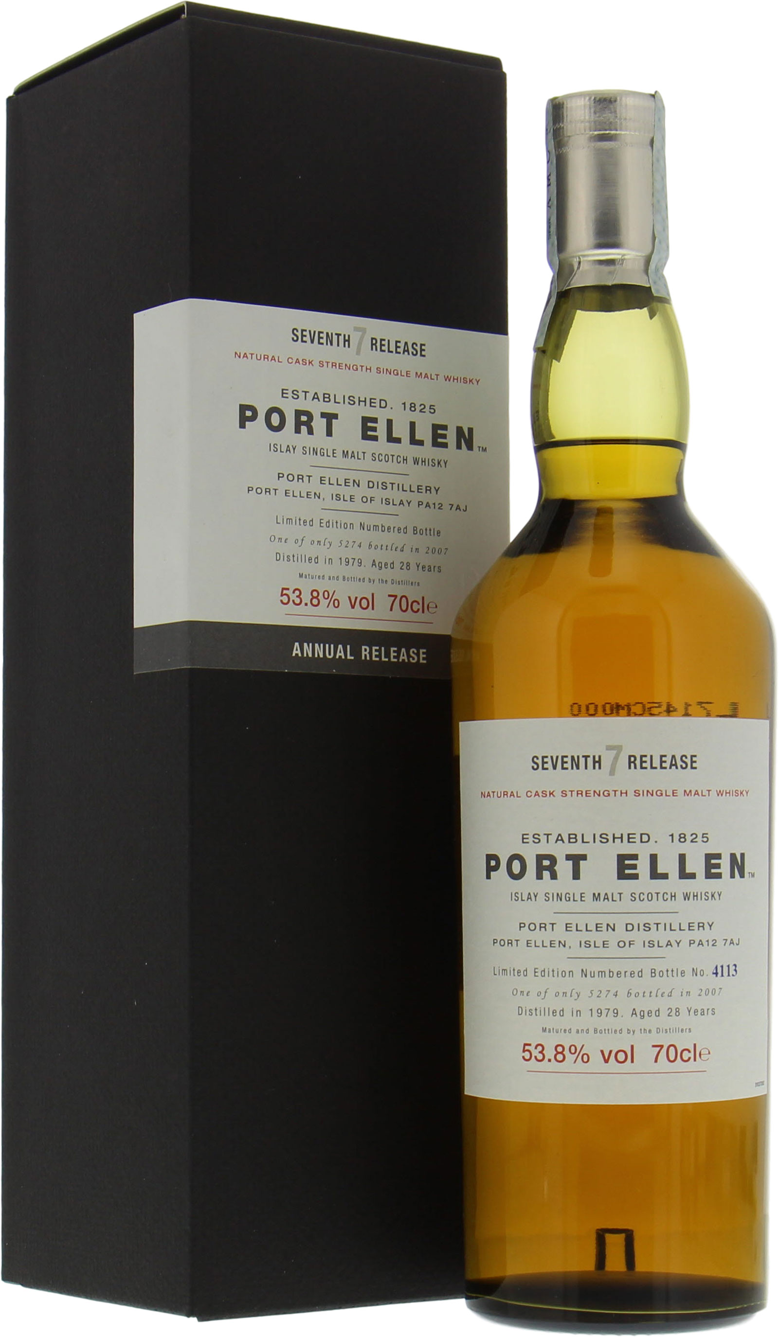 Port Ellen, 1979 vintage, 28 year old, 53.8%