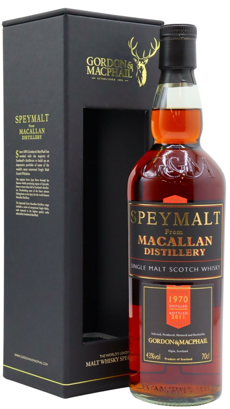 Gordon & MacPhail 41 year old 1970 (distilled at Macallan), 43%