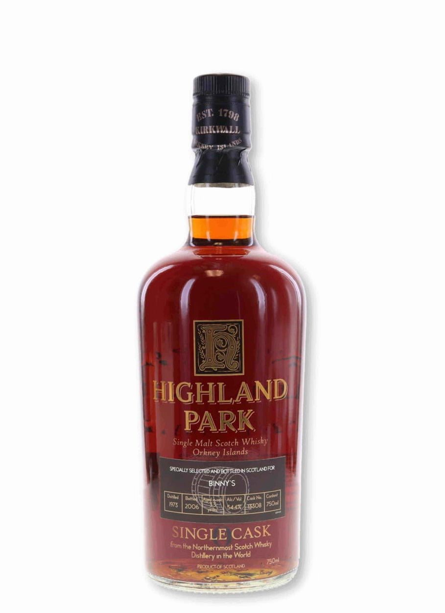Highland Park  1973 vintage 33 year old (Cask #13308), 54.4%