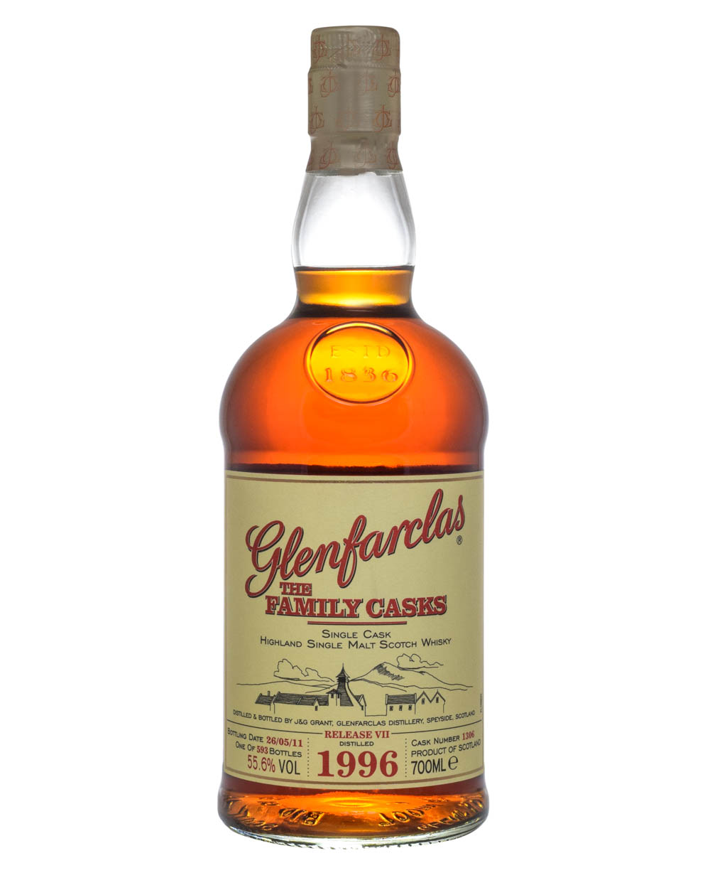 Glenfarclas Family Cask 1996 (Cask #1306), 55.6%