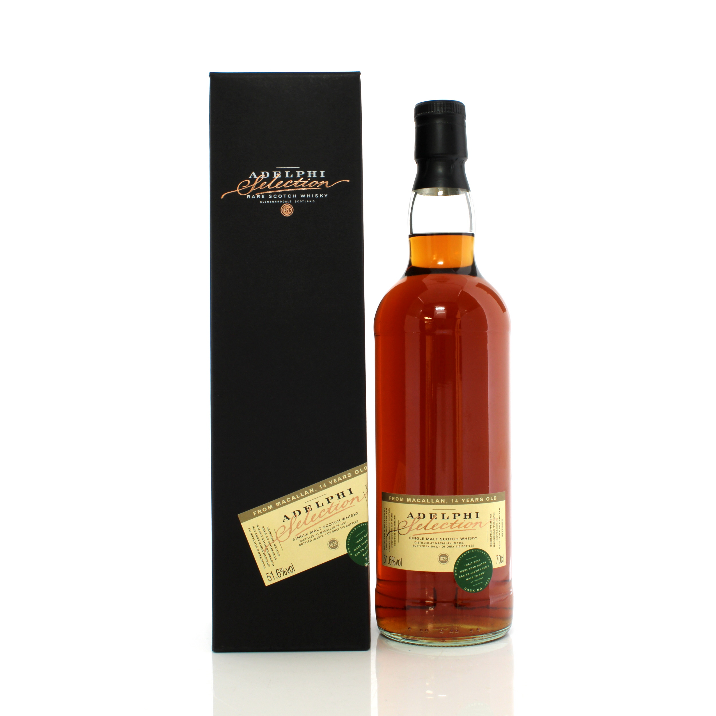 Adelphi 14 year old 1997 (distilled at Macallan), 51.6%