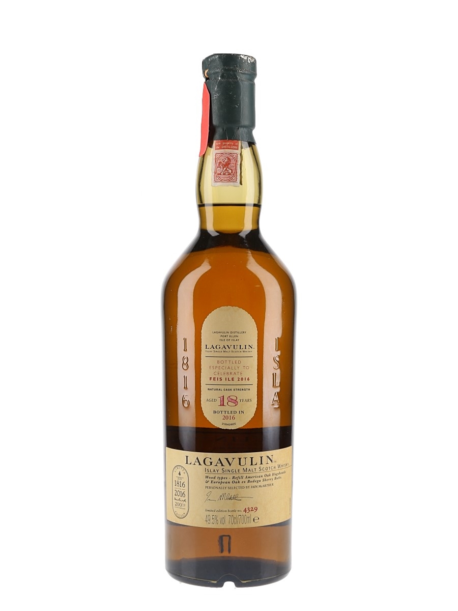 Lagavulin 18 year old Fèis Ìle (2016 Release), 49.5%