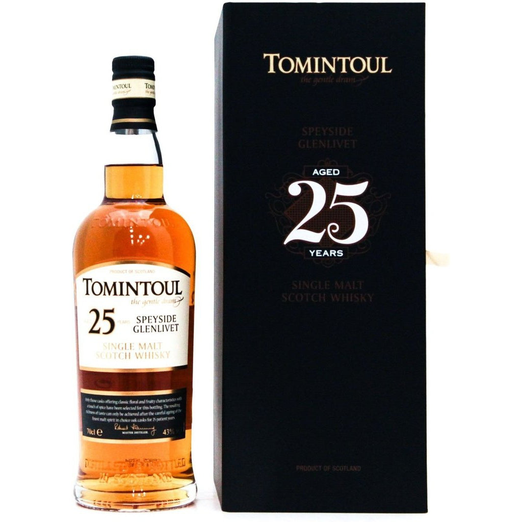 Tomintoul 25 year old, 43%