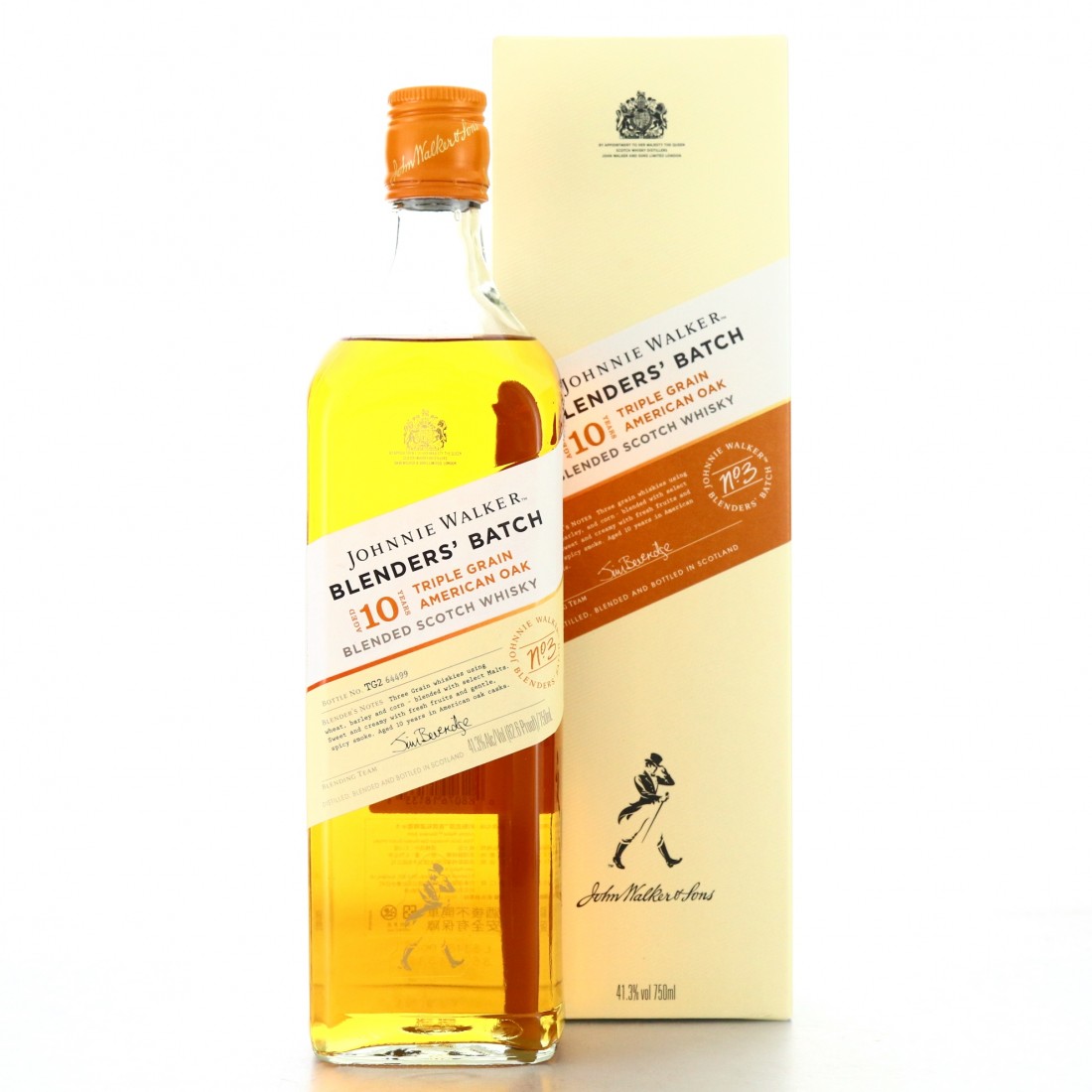 Johnnie Walker Blenders’ Batch No. 3 Triple Grain American Oak 10 year old, 41.3%