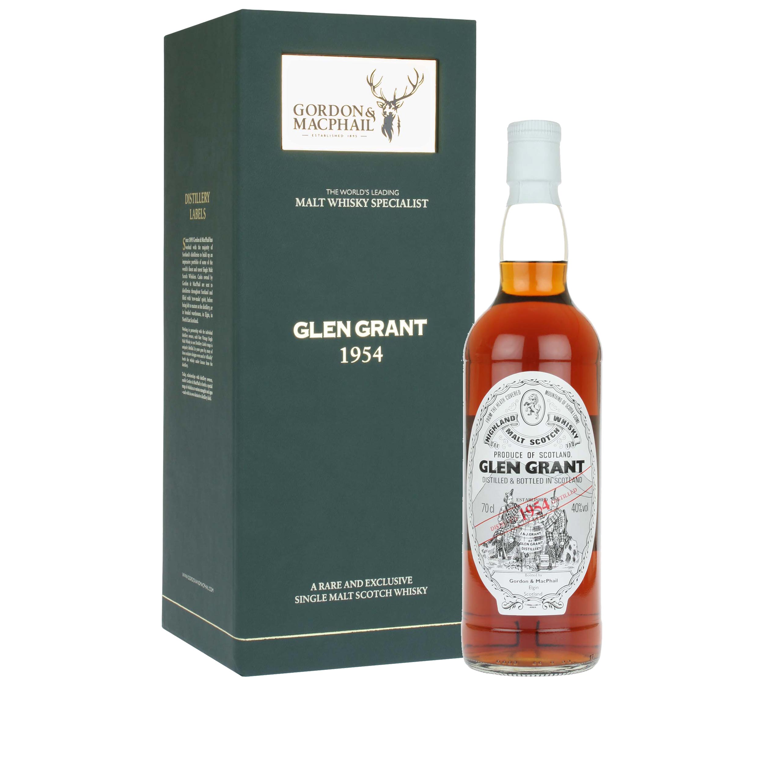 Gordon & MacPhail 1954 (distilled at Glen Grant), 40%
