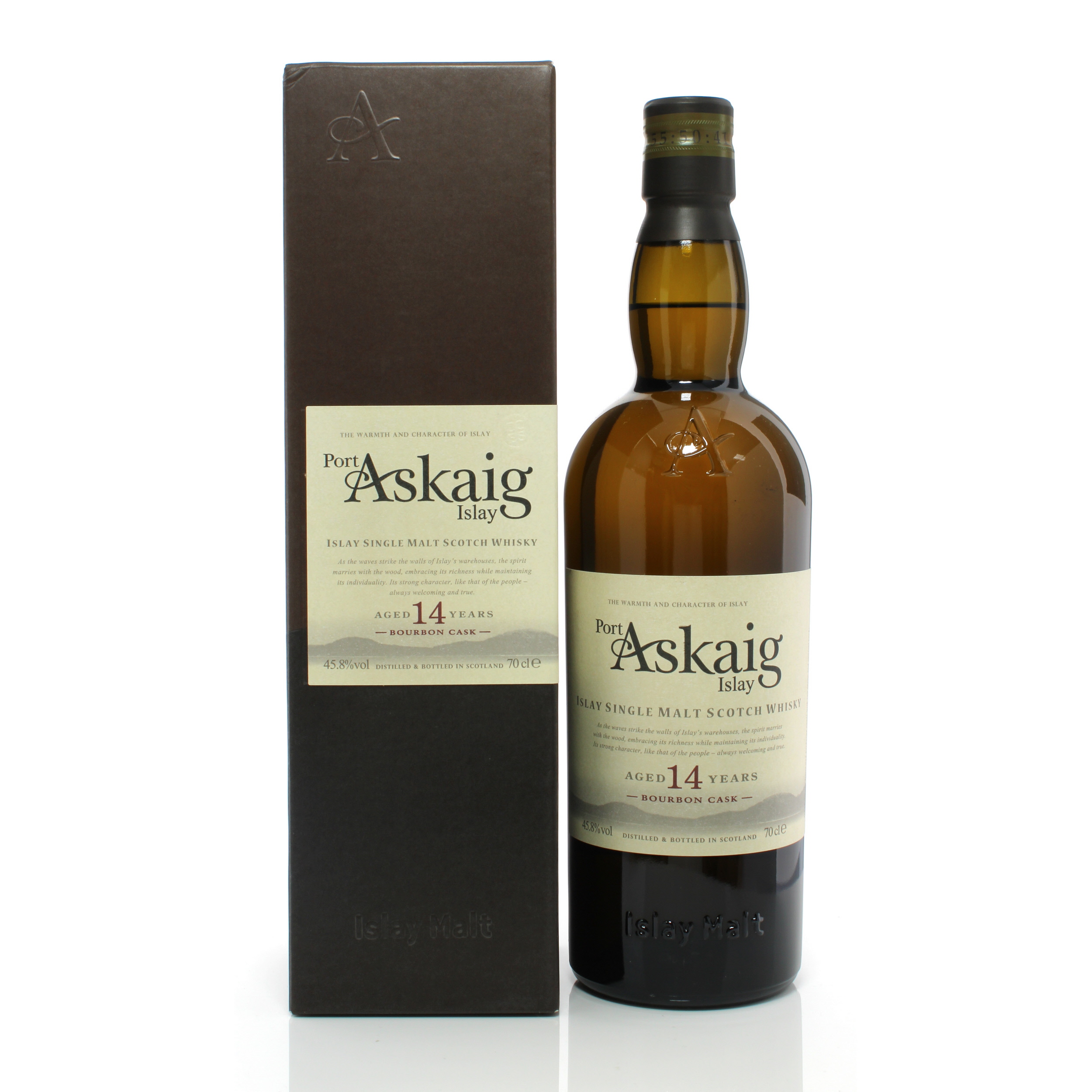 Port Askaig 14 year old Bourbon Cask, 45.8%