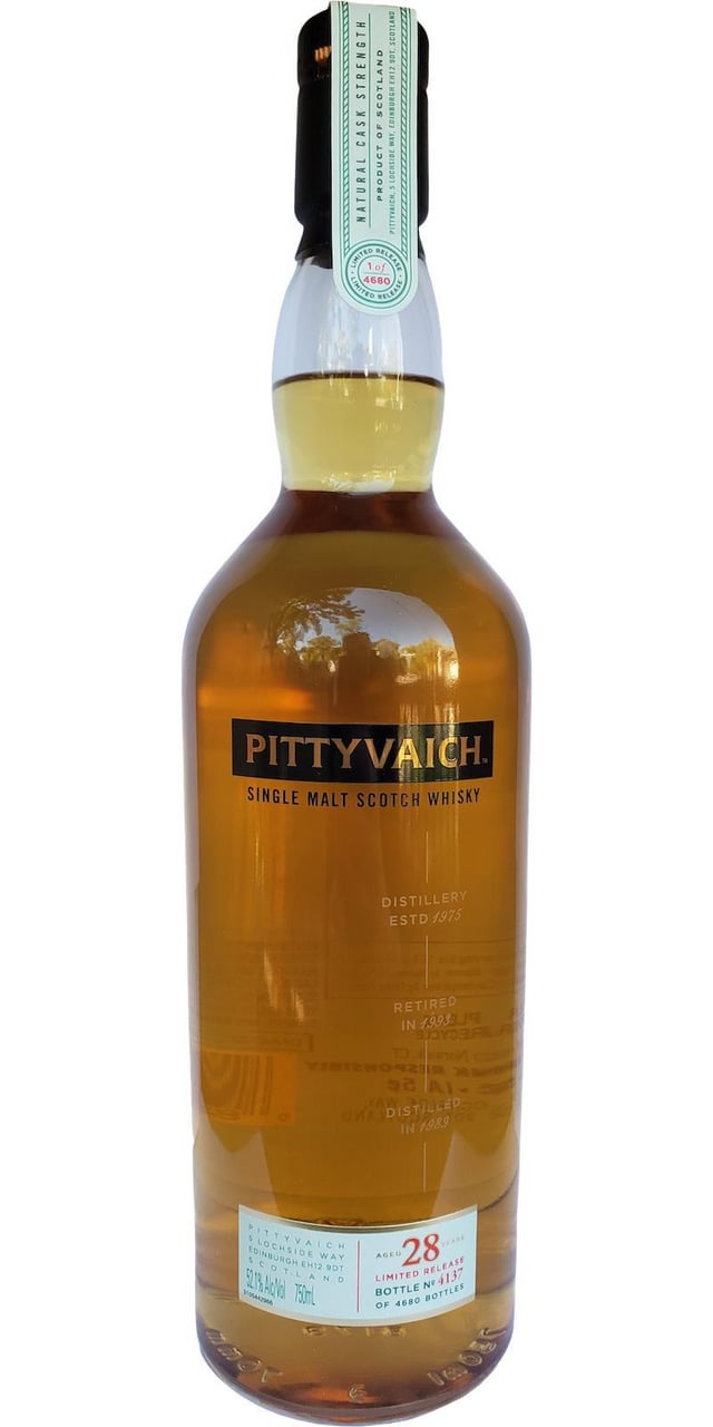 Pittyvaich 28 year old, 52.1%