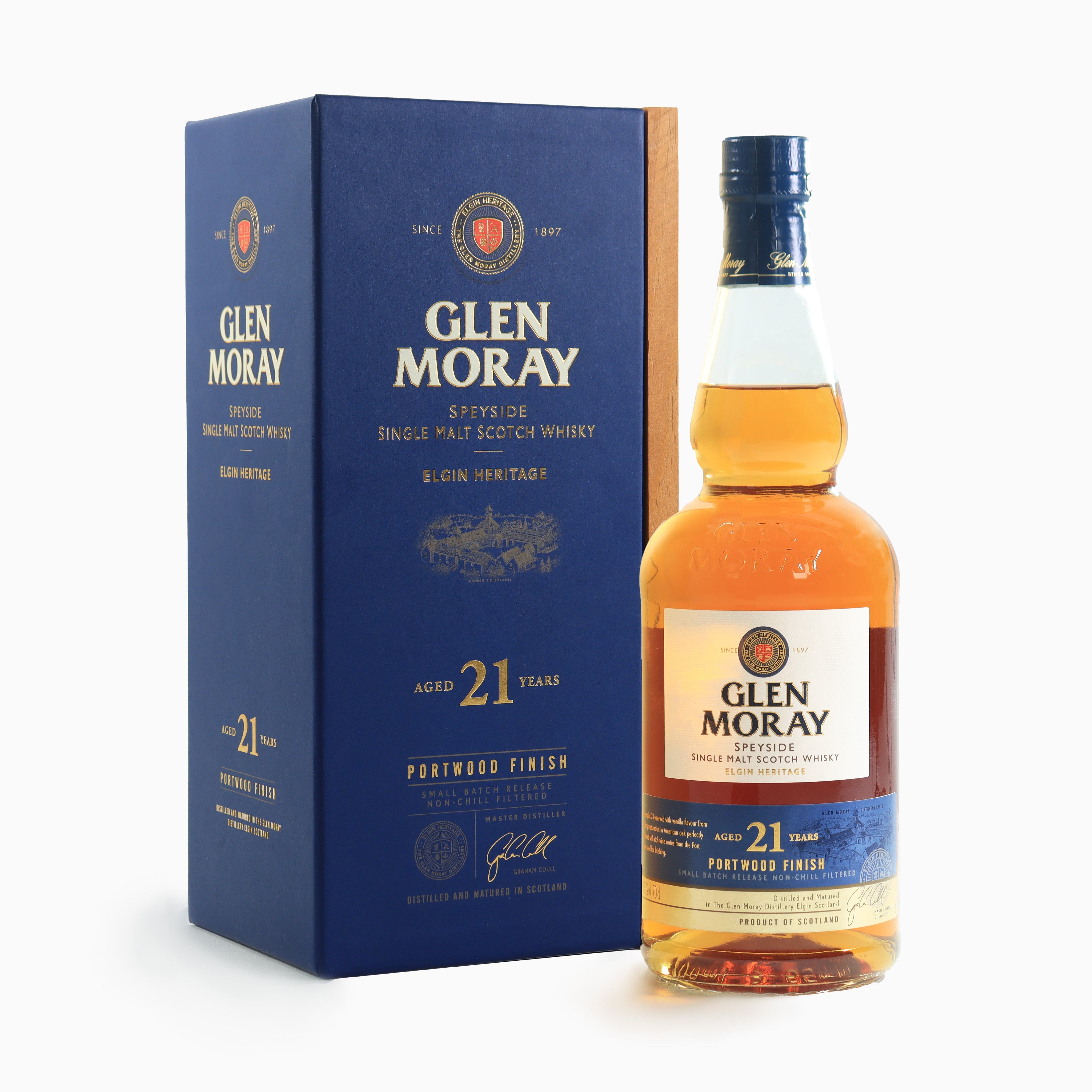 Glen Moray 21 year old Portwood Finish, 46.3%