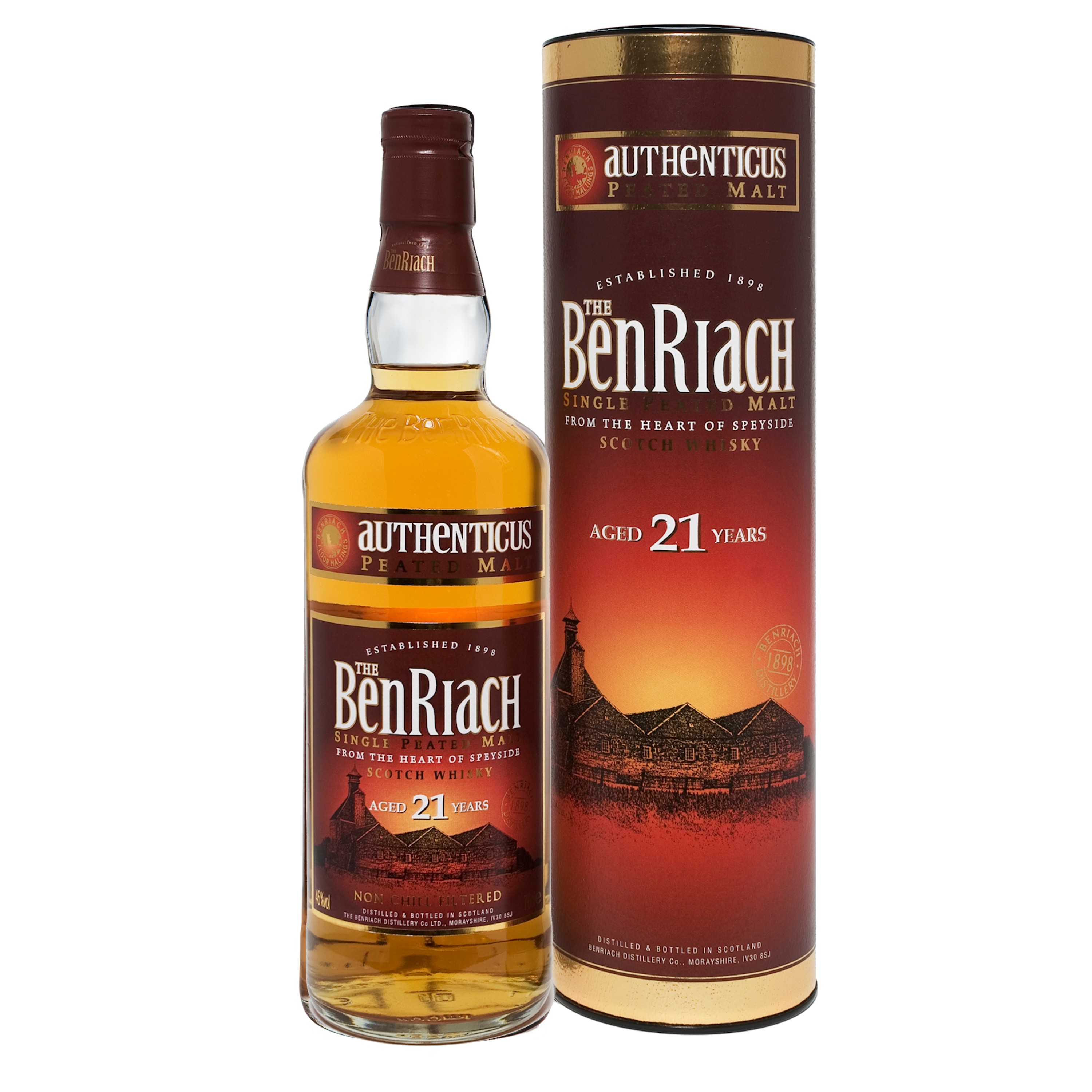 BenRiach Authenticus 21 year old, 46%