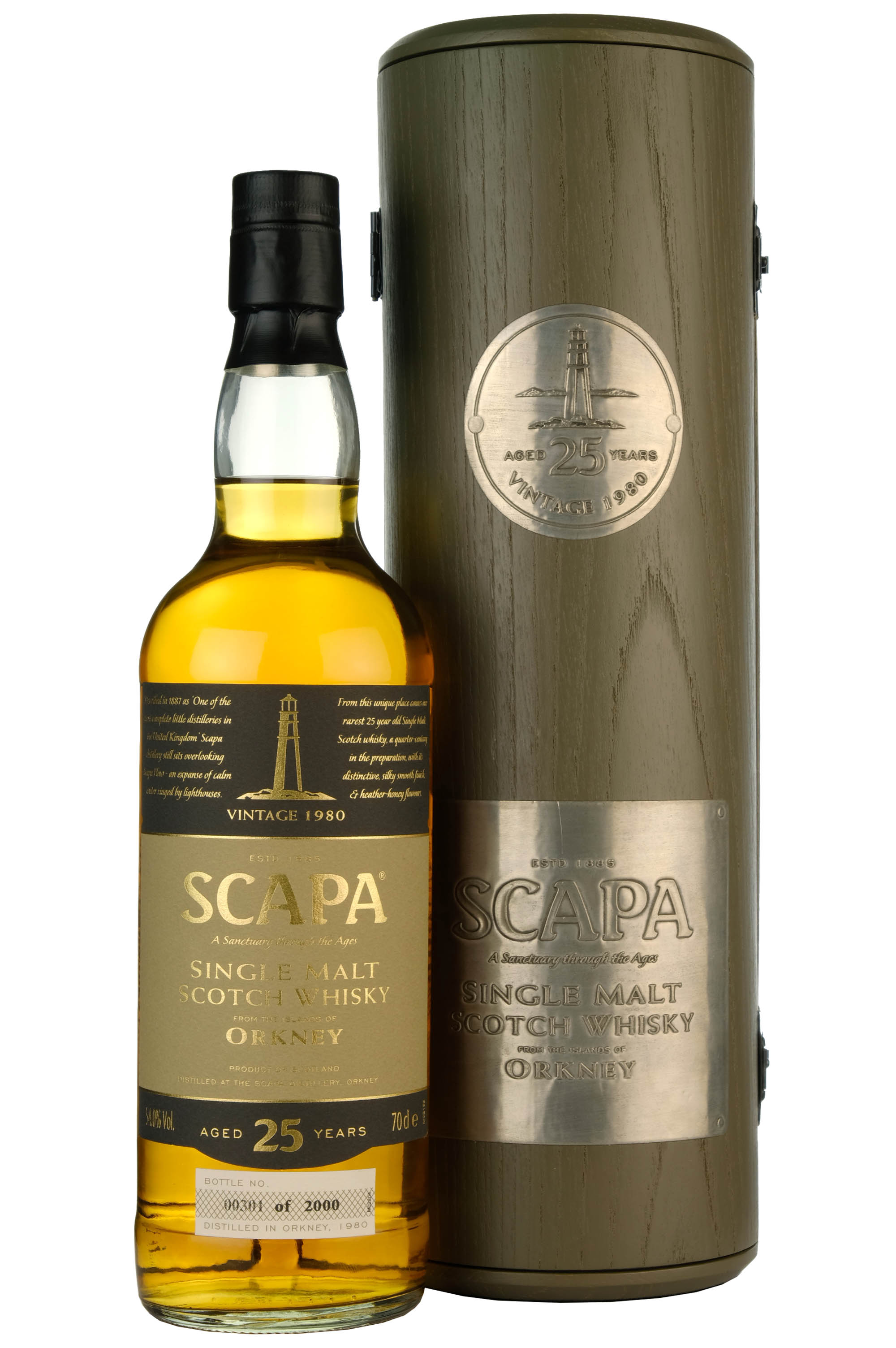 Scapa 25 year old, 54%