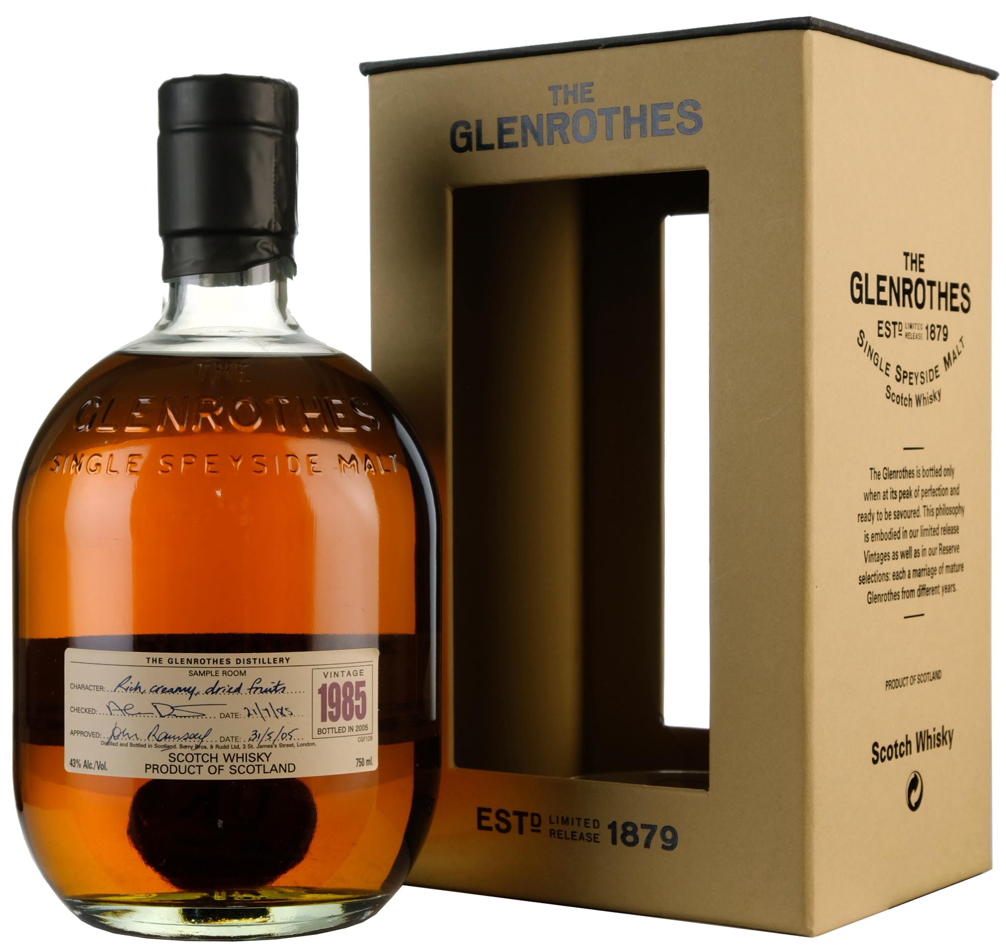 The Glenrothes, 1985 Vintage, 43%