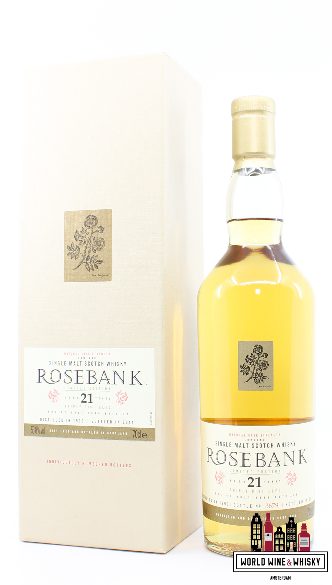 Rosebank 21 year old 1990 (Diageo Special Releases 2011), 53.8%