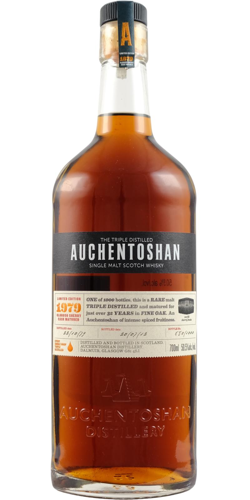 Auchentoshan 1979 Oloroso Sherry Matured, 50.5%