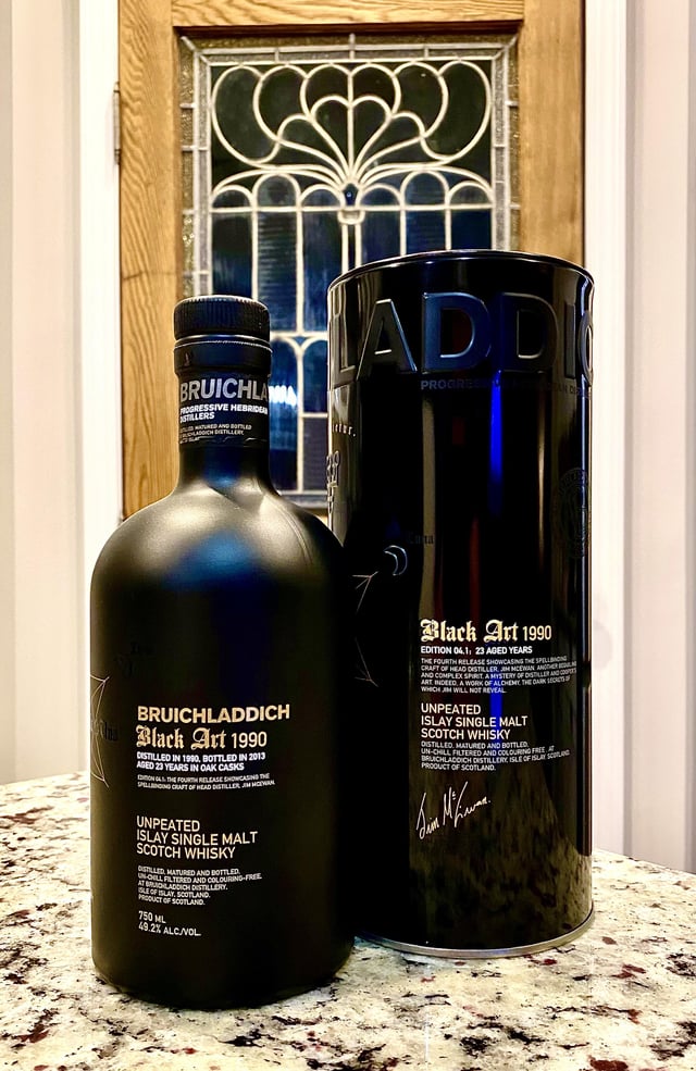 Bruichladdich Black Art 4 23 year old, 49.2%