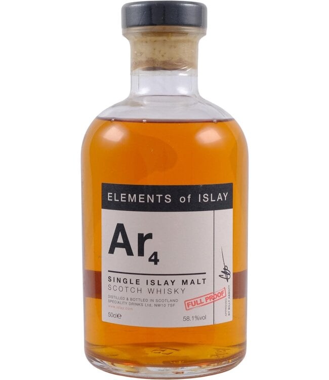 Ar4 Elements of Islay (distilled at Ardbeg), 58.1%