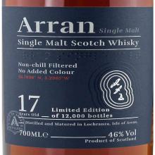 Arran Malt 17 year old, 46%
