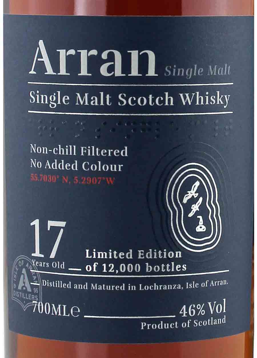 Arran Malt 17 year old, 46%