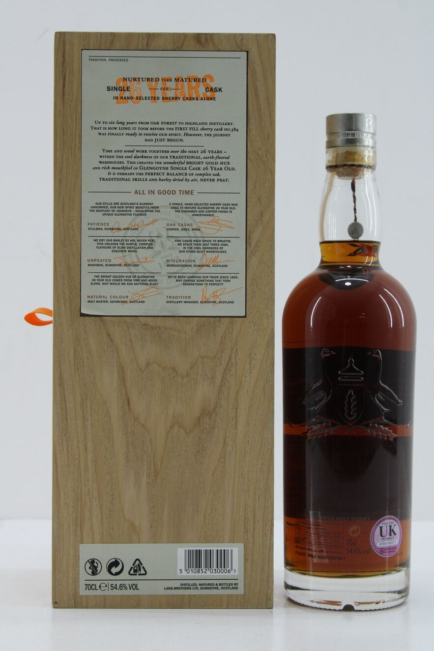 Glengoyne 26 year old Single Cask Distilled 1987 (Cask #384), 54.6%